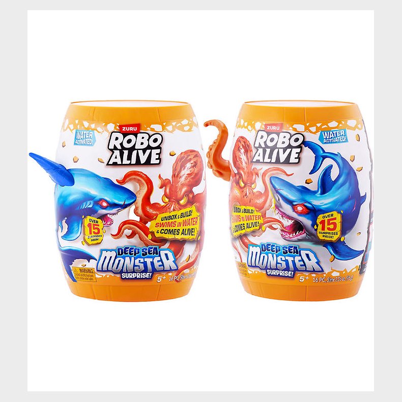 Robo Alive Legetj - Deep Sea Monster Surprise - Assorteret