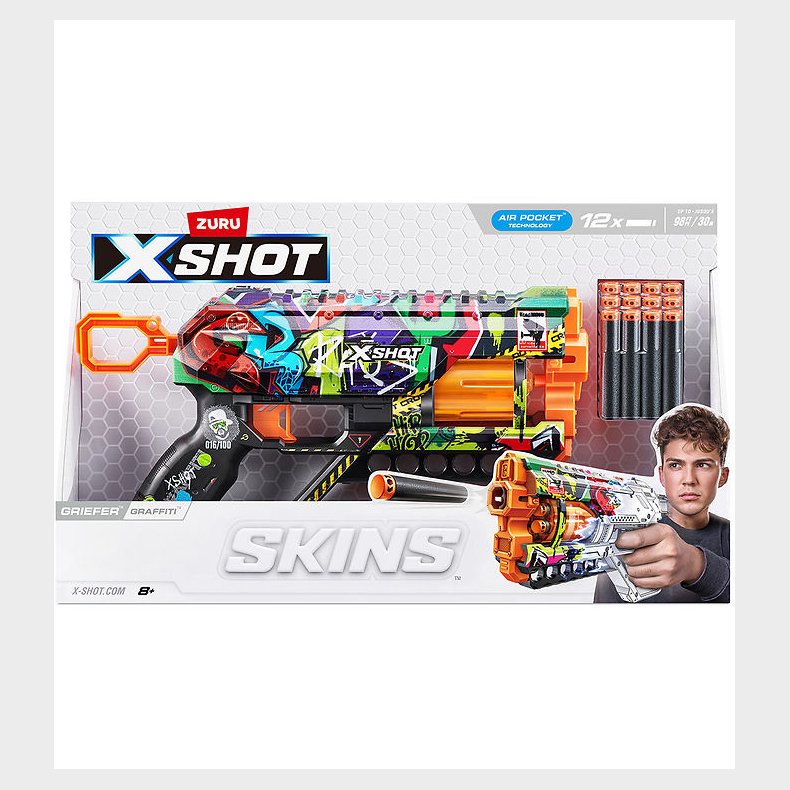 X-SHOT Skumgevr - Skins - Graffiti