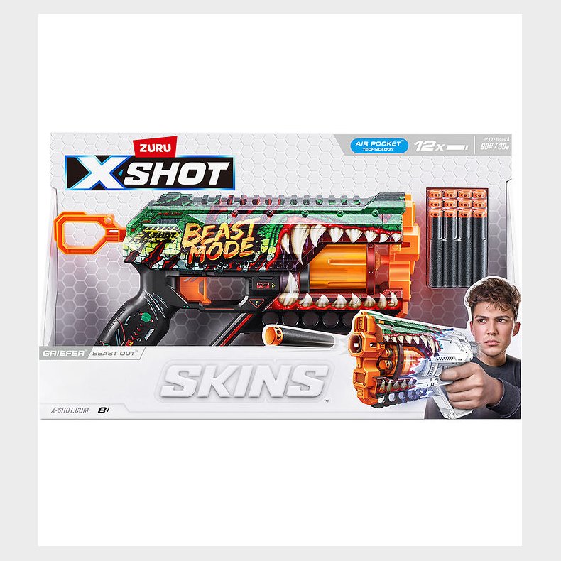 X-SHOT Skumgevr - Skins - Beast Out