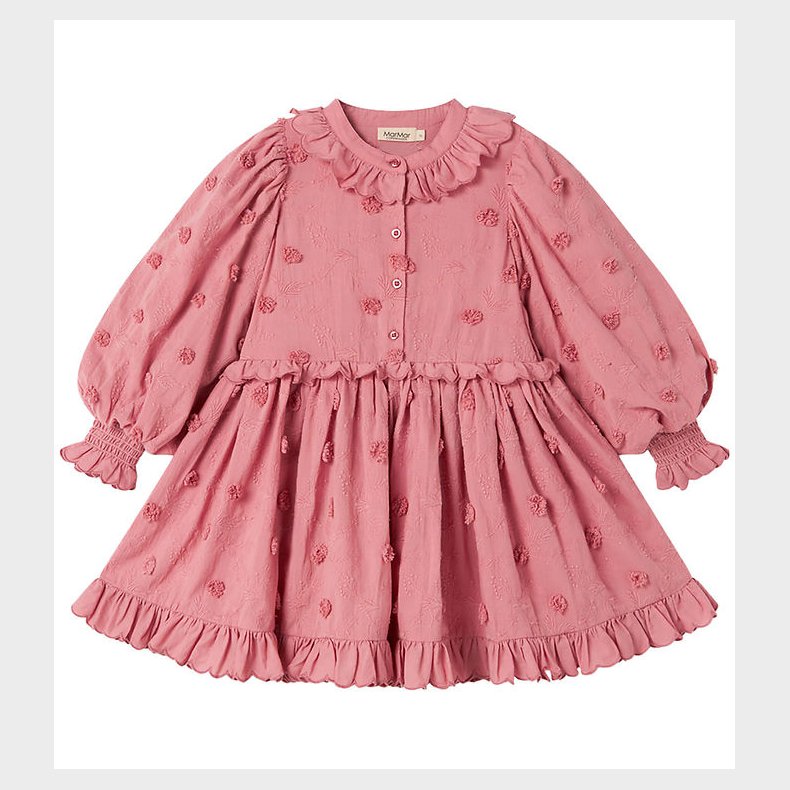 MarMar Kjole - Dipa - Pink Delight m. Blomster