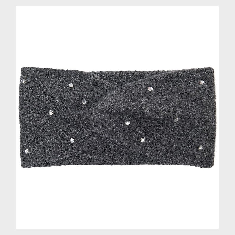 Kids Only Hrbnd - Strik - KogChyna - Dark Grey Melange/Rhinest