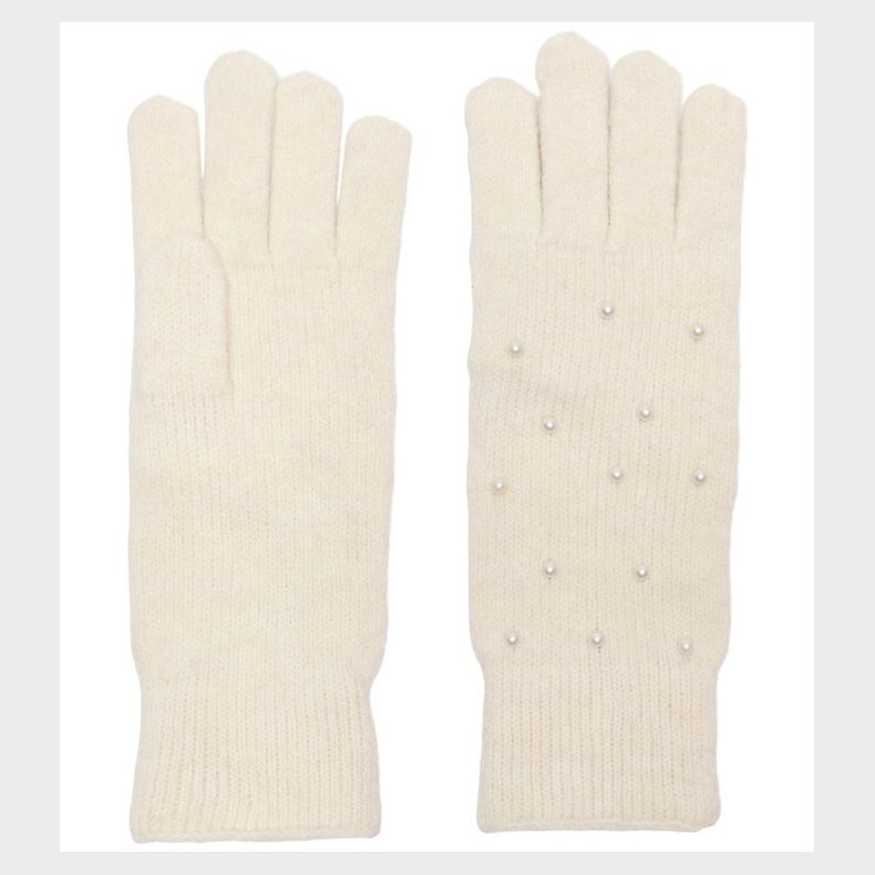 Kids Only Hansker - Strik - KogChyna - Whitecap Gray/Pearls