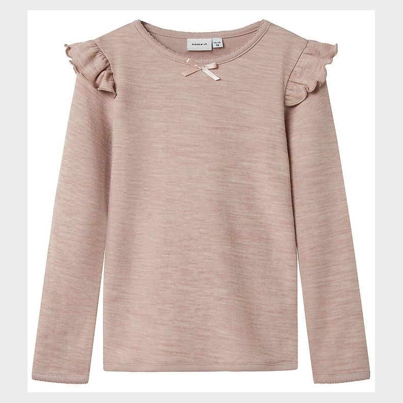 Name It Bluse - Uld - NmfWyla - Shadow Gray