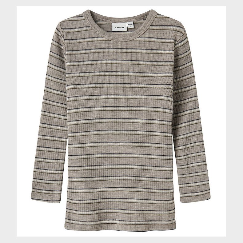 Name It Bluse - Uld - NmmWomi - Satellite/Stripes