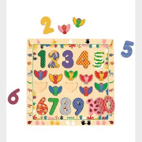 Djeco Puslespil - 1-10 - 20 Brikker