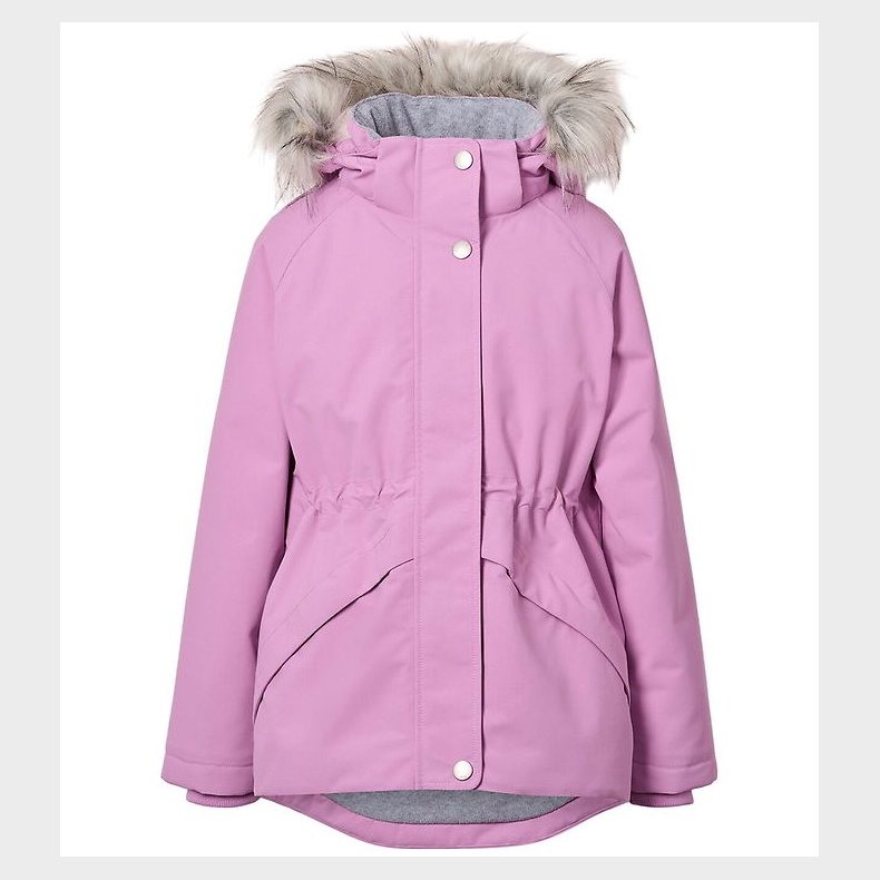 Molo Vinterjakke - Cathy Fur - Purple Ray m. Fur