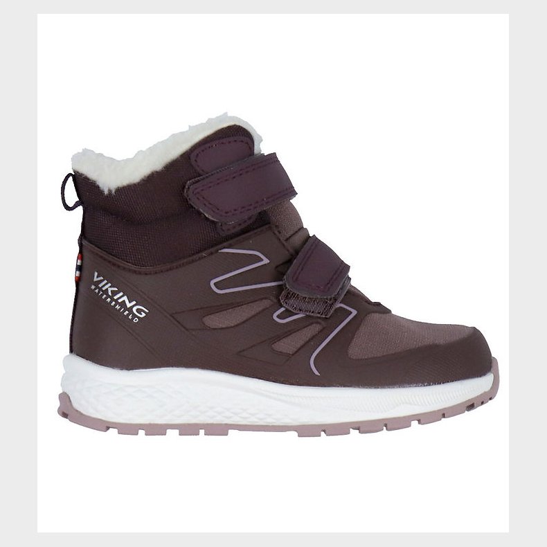 Viking Vinterstvler - Equip Defence Warm WP 2V - Grape/Antique