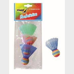 Badminton Eva fjerbolde (3 stk.)