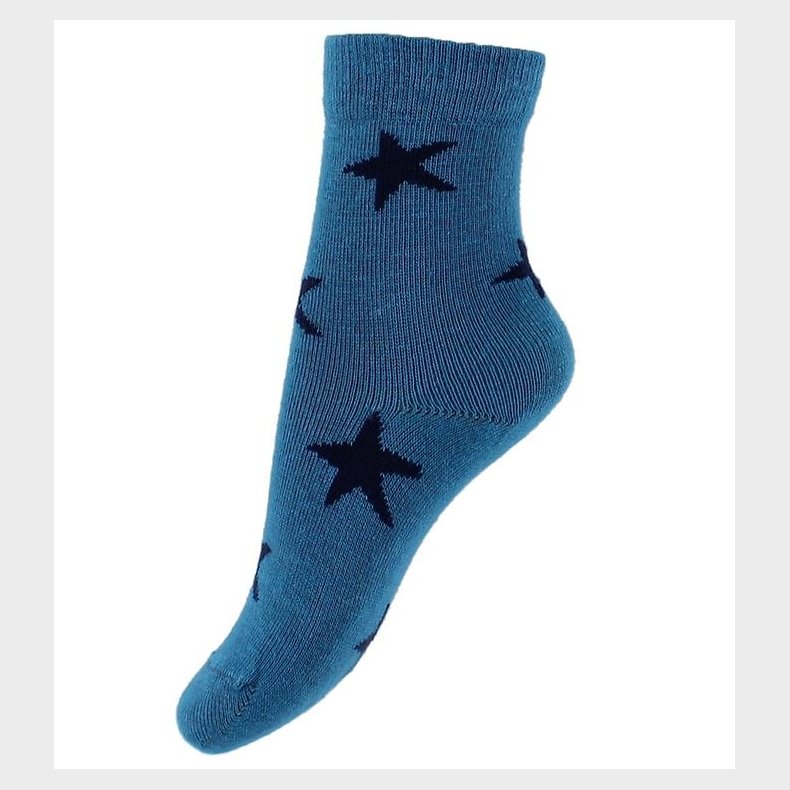 Smallstuff Strmper - Petroleum m. Stjerner