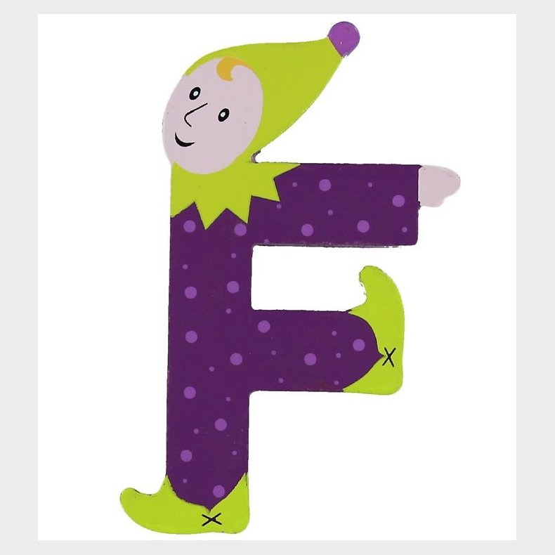 Petit Jour Paris Alfe Bogstav - F - Mrkelilla