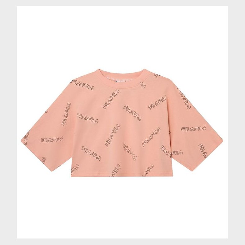 Fila T-shirt - Jamilia Cropped - Coral Cloud