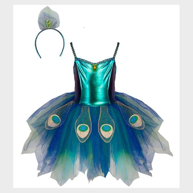 Great Pretenders Udkl�dning - P�fugl - Bl� m. Glimmer