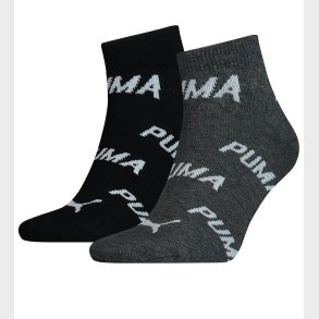 Puma Ankelstrmper - Quarter - 2-pak - Sort/Gr