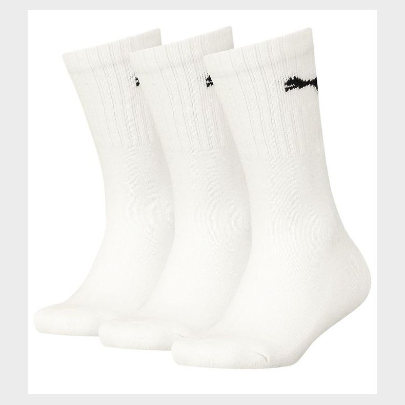 Puma Str�mper - Kids Regular Crew - 3-pak - Hvid