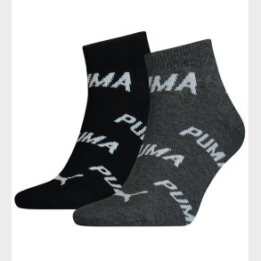 Puma Ankelstrmper - Sneaker - 2-pak - Sort/Gr