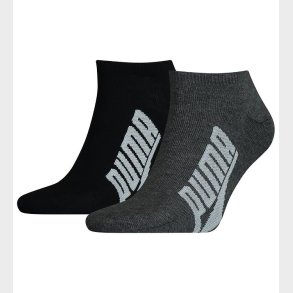Puma Ankelstrmper - Sneaker - 2-pak - Sort/Mrk Gr