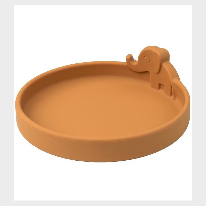 Done By Deer Tallerken - Silikone - Elphee - Mustard