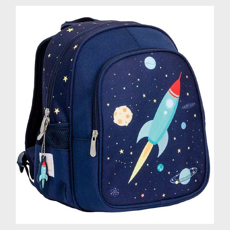 A Little Lovely Company Brnehavetaske - 27x32x19 cm - Space - N