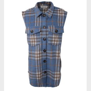 Hound Vest - Plaid - Bl� m. Tern