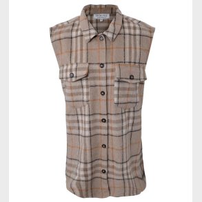 Hound Vest - Plaid - Sand m. Tern