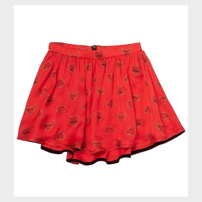 Kenzo Nederdel - Exclusive Edition - Bright Red/Sort m. Kenzos D