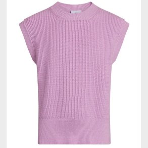 Grunt Vest - Strik - Ann - Lilla