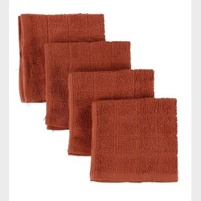 Pippi Vaskeklud - 4-pak - 27x27 - Redwood