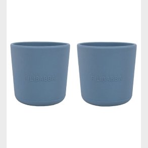 Filibabba Kop - 2-pak - Silikone - Powder Blue