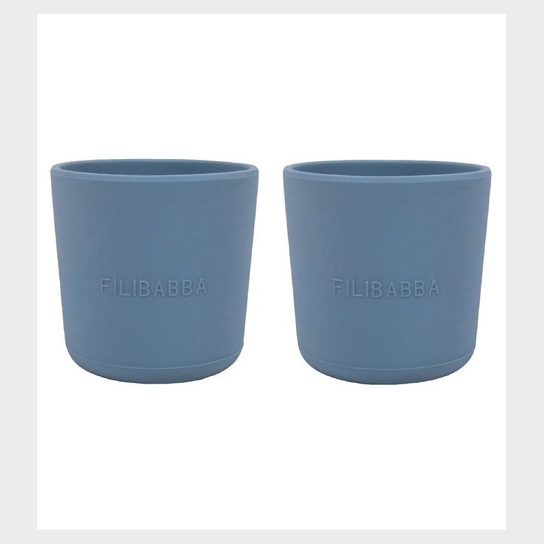 Filibabba Kop - 2-pak - Silikone - Powder Blue