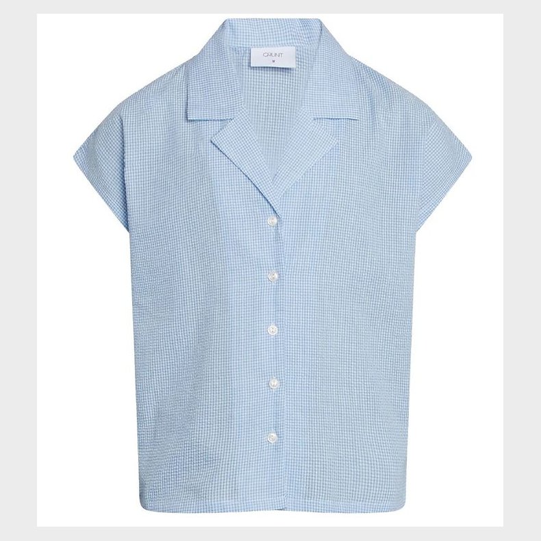 Grunt Skjorte - Suisu Check - Lys Bl m. Tern