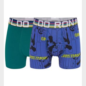 Ronaldo Boxershorts - 2-pak - Turkis/Bl m. Print