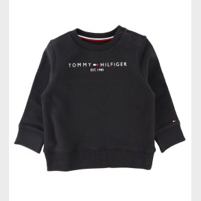 Tommy Hilfiger Sweatshirt - Essential - Organic - Sort
