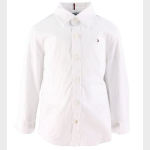Tommy Hilfiger Skjorte - Solid Stretch - Organic - Hvid