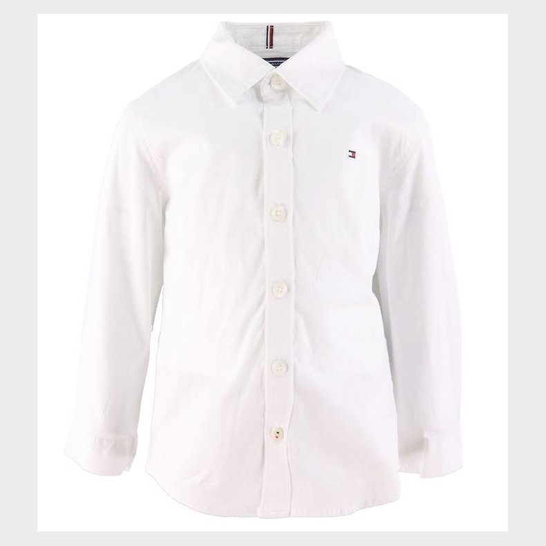 Tommy Hilfiger Skjorte - Solid Stretch - Organic - Hvid