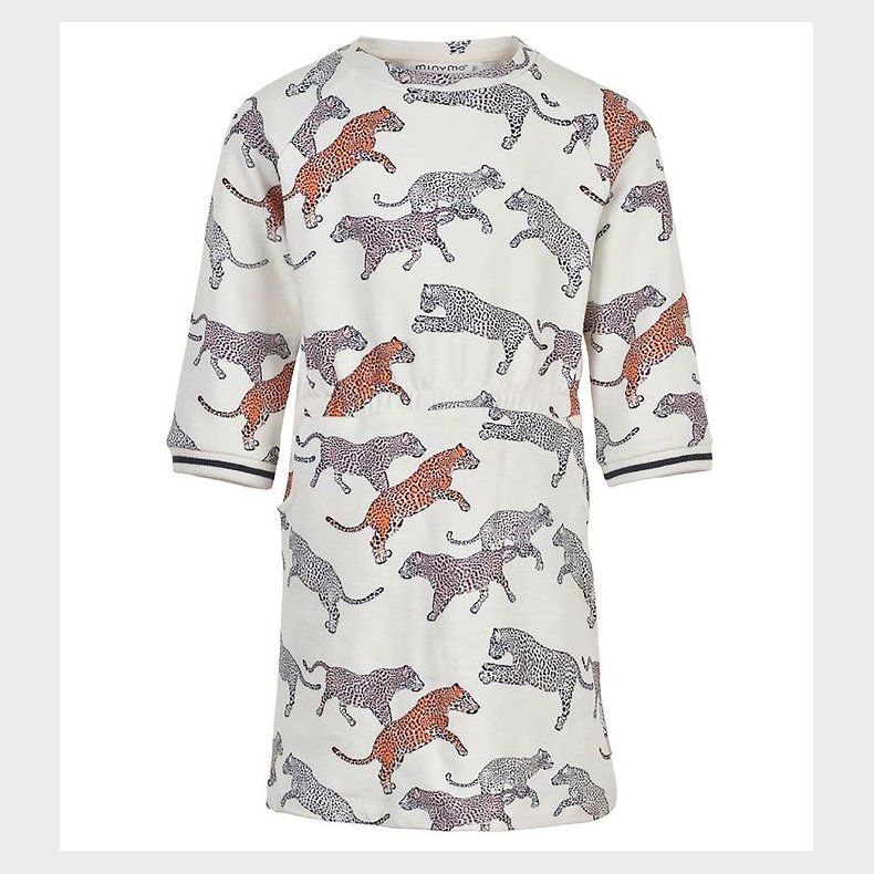 Minymo Kjole - Turtledove m. Leoparder