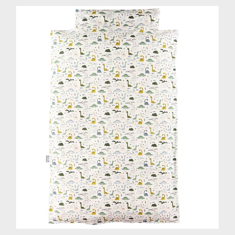 Nrgaard Madsens Sengetj - Junior - Hvid m. Dinosaur