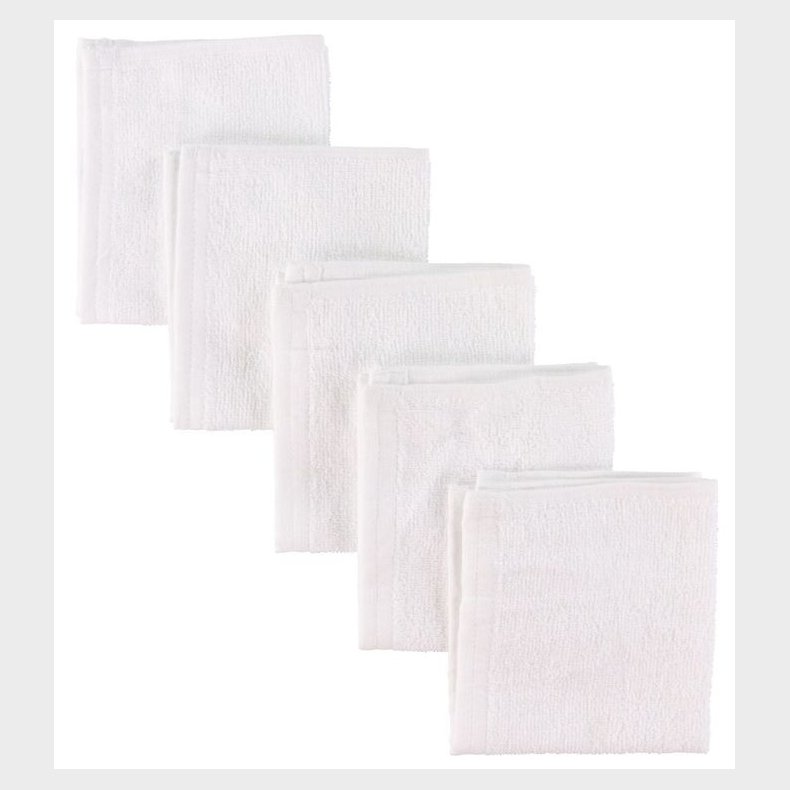 Nrgaard Madsens Vaskeklud - 5 stk - Hvid
