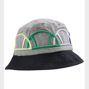 Ellesse B�llehat - Pinala - Gr�meleret/Sort m. Logoer