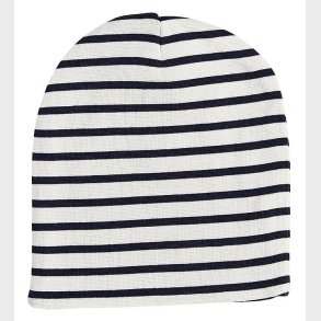 Racing Kids Hue - 2-lags - Hvid/Navy m. Striber