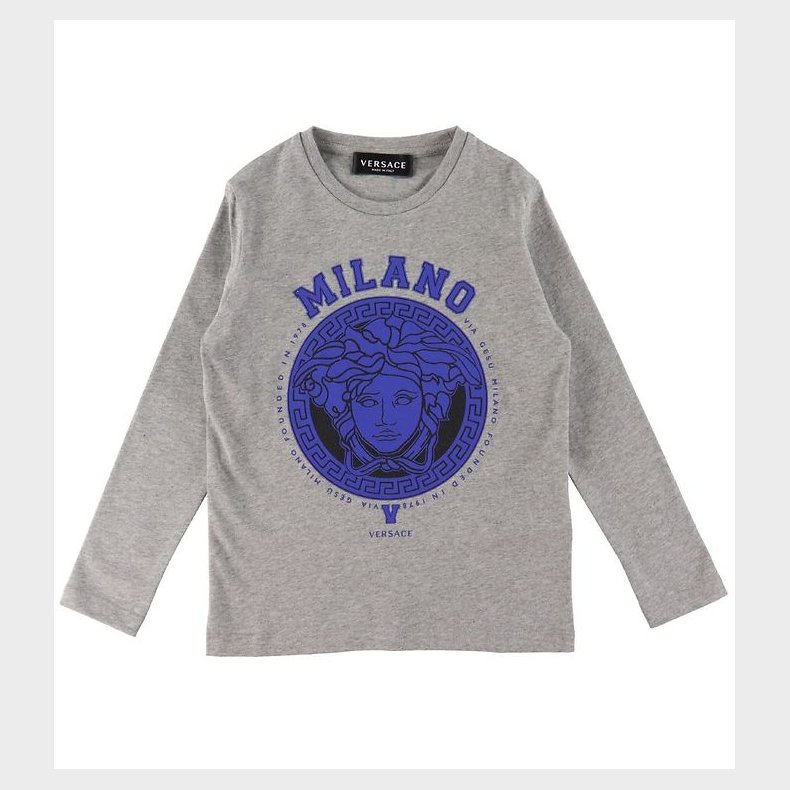 Versace Bluse - Medusa - Grmeleret/Bl