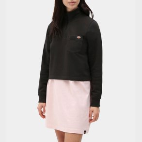 Dickies Sweatshirt m. Lynls - Oakport Quarter Zip - Sort