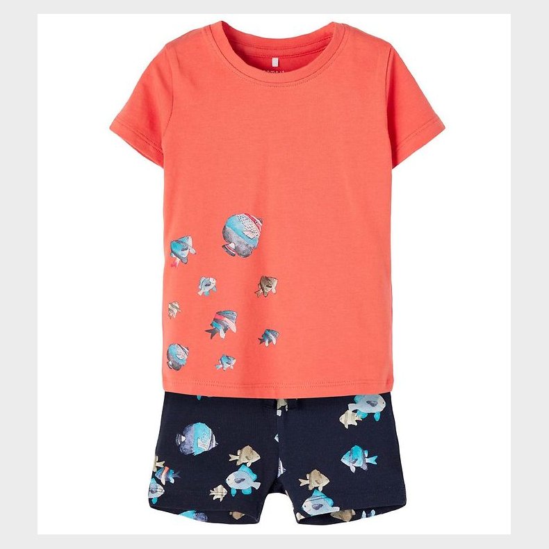 Name It Gaveske - NbmFasolle - T-shirt/Shorts/Hue - Dark Sapphi