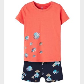 Name It Gaveske - NbmFasolle - T-shirt/Shorts/Hue - Dark Sapphi