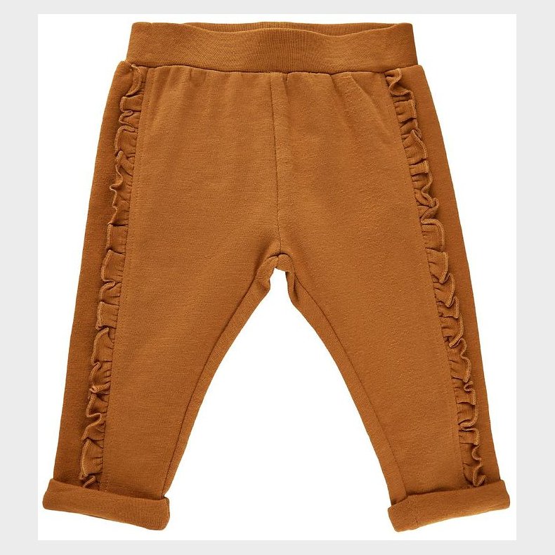 Minymo Sweatpants - Glazed Ginger m. Frynser