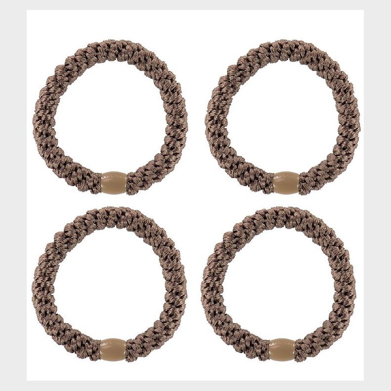 Kknekki Hrelastikker - 4-pak - Brun