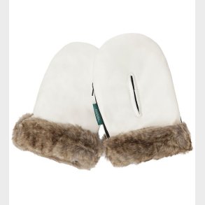 KongWalther Barnevognshandsker - sterbro - Creme Fur