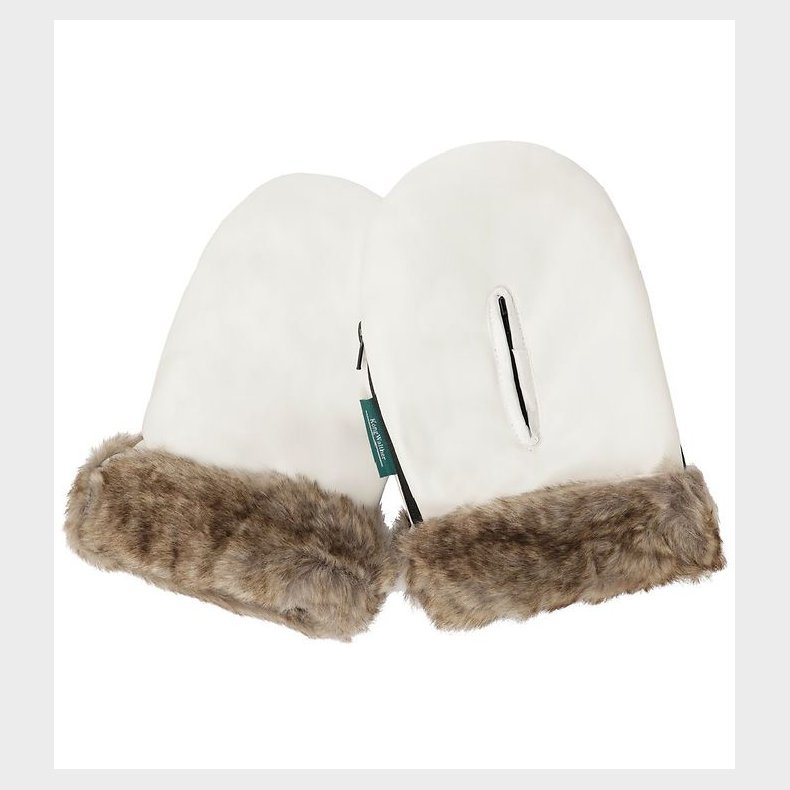 KongWalther Barnevognshandsker - sterbro - Creme Fur