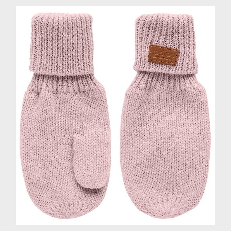 Melton Luffer - Uld/Bomuld - 2-lags - Rosa