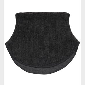 Melton Halsedisse - Uld/Bomuld - 2-lags - Sort