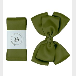 By Str Dbsbnd m. Sljfe - Satin - Double Bow - Moss